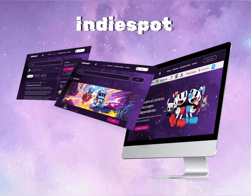Indiespot — proyecto de Diseño Web - App por Zorv Studio