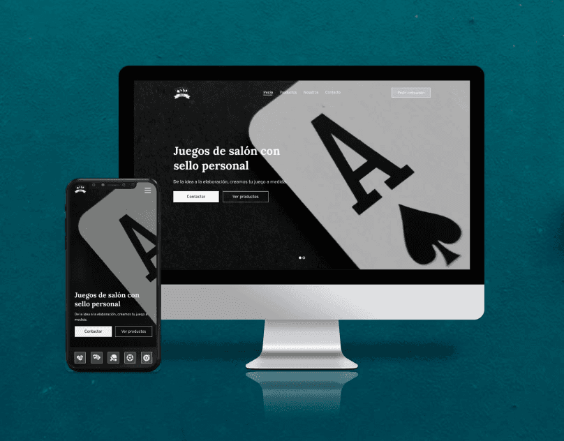 Pro juegos de salón — proyecto de Diseño Web - App por Zorv Studio